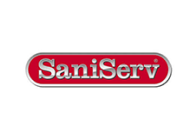 Logo of saniserv on a white background.