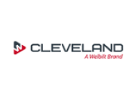 The cleveland golf company logo with the tagline "a wedge brand" beneath it.
