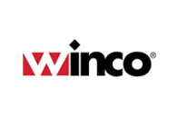 Logo of winco with a stylized red "w" followed by black lettering.