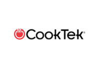 Cooktek brand logo with a stylized flame above the name.