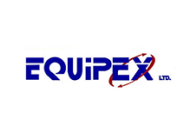 Company logo of equipex ltd. featuring blue text and a red and blue swoosh design.