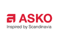 Logo of asko, a brand highlighting scandinavian inspiration.