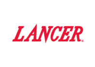 Red lancer logo on a white background.