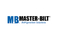 The logo of master-bilt, a company specializing in refrigeration solutions.