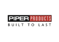 Logo of piper products featuring the company name and the tagline "built to last.